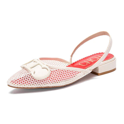 Women's Sandals 2024 New Black Pointed Flat bottomed loafers Simple Black Business Women's Shoes