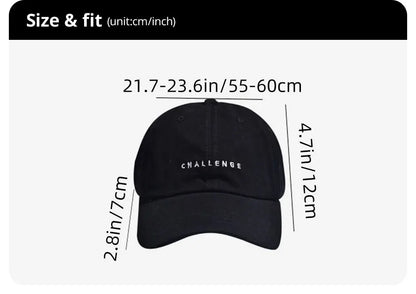 Letter Embroidered Baseball Cap for Women Spring Summer Outdoor Sunscreen Unisex Snapback Hat Sports Casual Men Hip Hop Hat