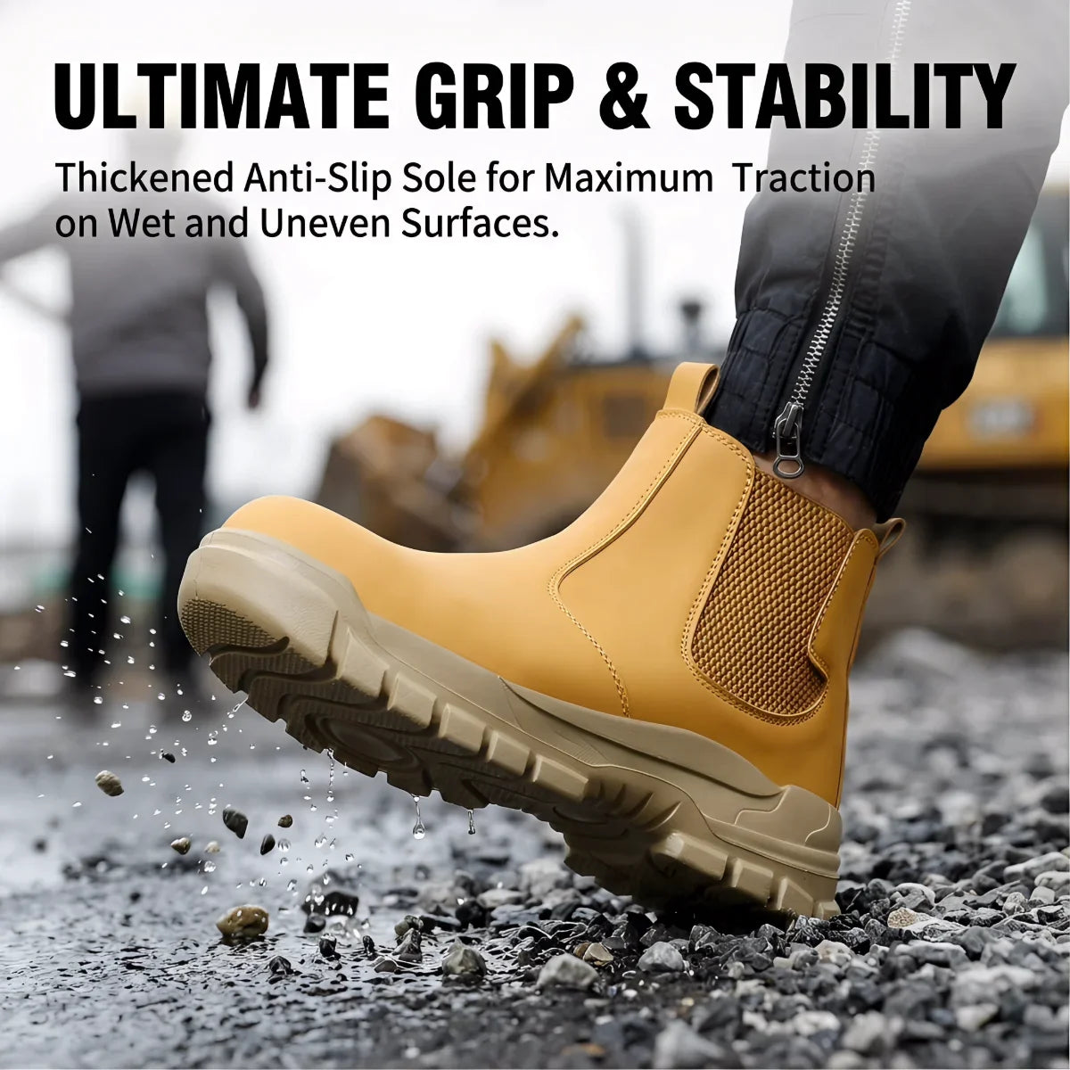 Safety Shoes Men Steel Toe Protective Shoes With Anti Smash Anti Piercing Work Shoes Indestructible Safety Boots