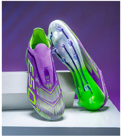New Men's Soccer Shoes Non Slip Indoor Football Boots Sport Comfortable Grass Cleats Ultralight Fg Turf Futsal Adult Non-Slip