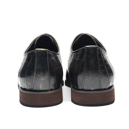 Classic Italian Casual Business Men's Oxford Formal Shoes Genuine Leather Black Handmade Comfortable Sole Lace-up Man Sneakers
