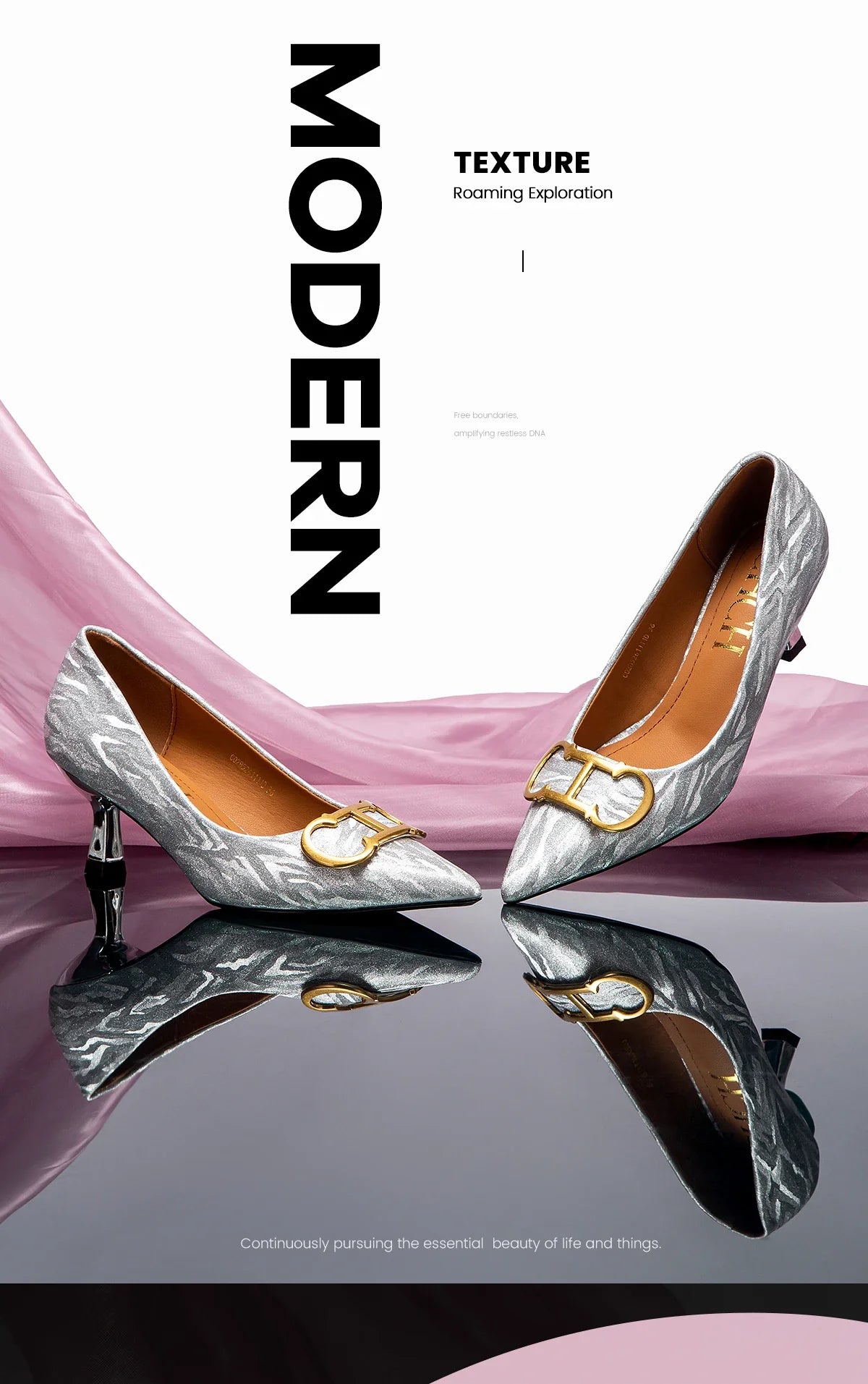 Popular Luxury Brand CHCH Women's Shoes High Heeled Leather Shoes Casual Shoes Medium Height Shoes Banquet Wedding Shoes