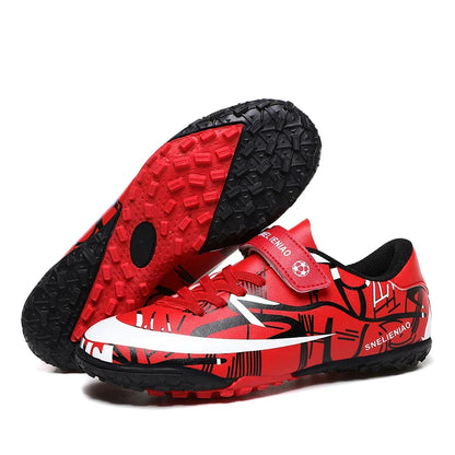 Hot TF/AG Kids Football Shoes Original Child Soccer Shoes Indoor Training Football Field Boots Children‘s Soccer Cleats Sneaker