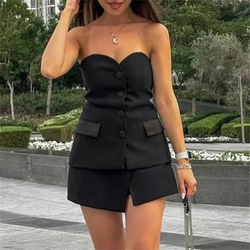 2025 Corset Top Women White Black Crop Top Female off Shoulder Bustier Top Woman Vest Sexy Backless Tube Tops for Women