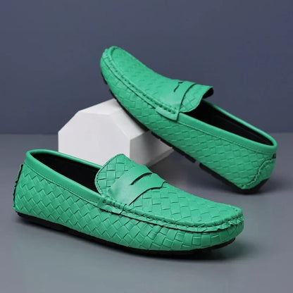 Loafers for Men 2024 New Handmade Moccasins Men Flats Casual PU Leather Shoes Luxury Comfy Mens Loafers Size 48