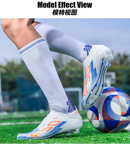 New Men's Soccer Shoes Non Slip Indoor Football Boots Sport Comfortable Grass Cleats Ultralight Fg Turf Futsal Adult Non-Slip
