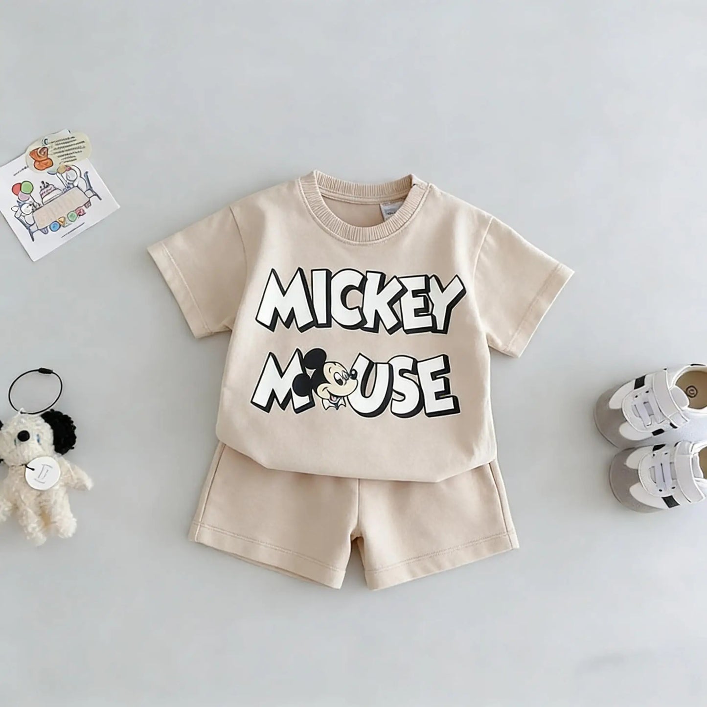 T-shirt Shorts Boy's 2pc/set Kids Summer Clothing Cartoon Fashion Children Short Sleeved Suit Toddler Costume Sets