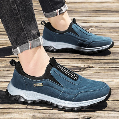 Outdoor Comprehensive Training Shoes Casual Men's Shoes Breathable Suede Leather Shoes Non-slip Walking Shoes Sports Shoes