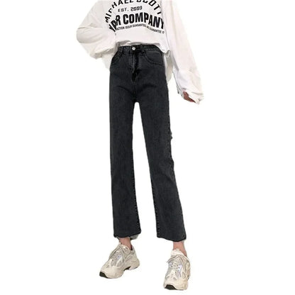 Women's Loose Straight Slimming Student Versatile Pants