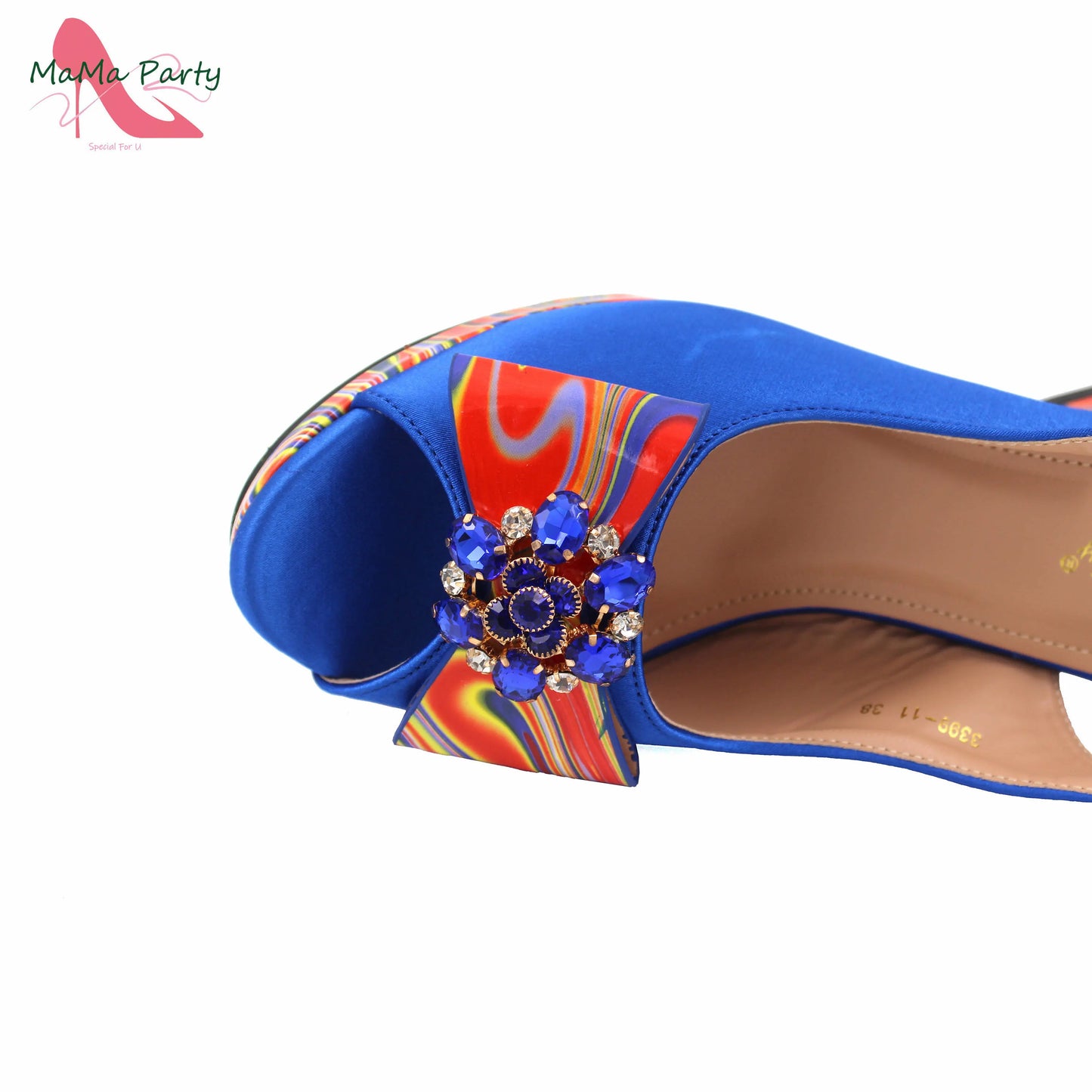 Red Color Italian Design Shoes Matching Bag Set Super High Heels Pumps for Garden Party