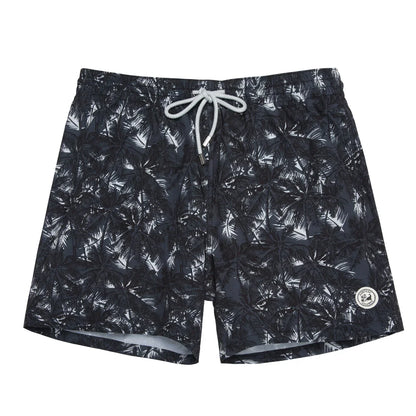 Beach Men's Swim Shorts Flower 3D Printed Surfing Board Shorts Quick Dry with Mesh Lining and Pockets Struck Shorts