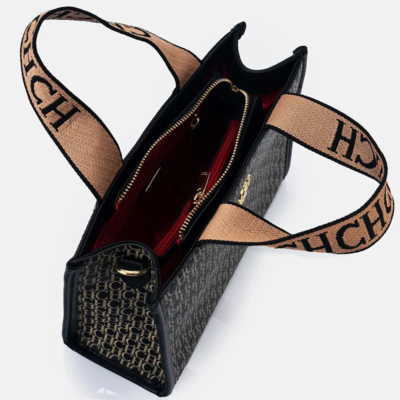 Fashion Monogram Print High Quality Metal Logo Casual Light Luxury Brand Designer 2025 New Women's Handbag