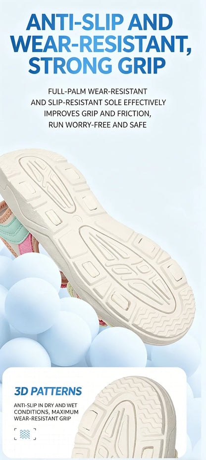 Children Casual Flat Sandals For Girls Summer Beach Shoes Breathable Open Toe Non-Slip Outdoor Kids Walking Sandials