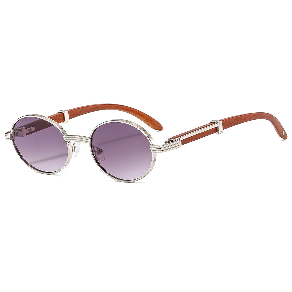 Sunglasses Men's Oval Sunglasses Women's Fashion Trend Uv Protection Sunglasses