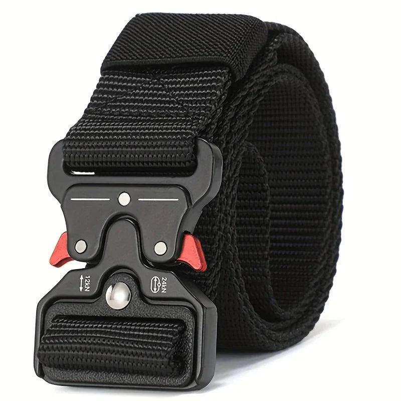 Men's Belt Outdoor Hunting Tactics Belt Multi functional Buckle Nylon Belt High Quality Marine Corps Canvas Belt