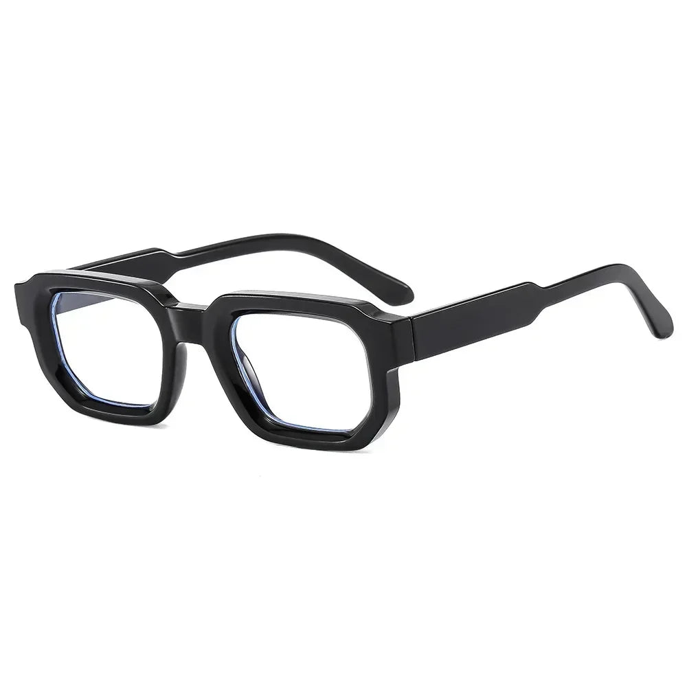 Fashion Blue Square Sunglasses For Women Men Retro Luxury Designer Clear Lens Sun Glasses Shades UV400 Eyeglasses