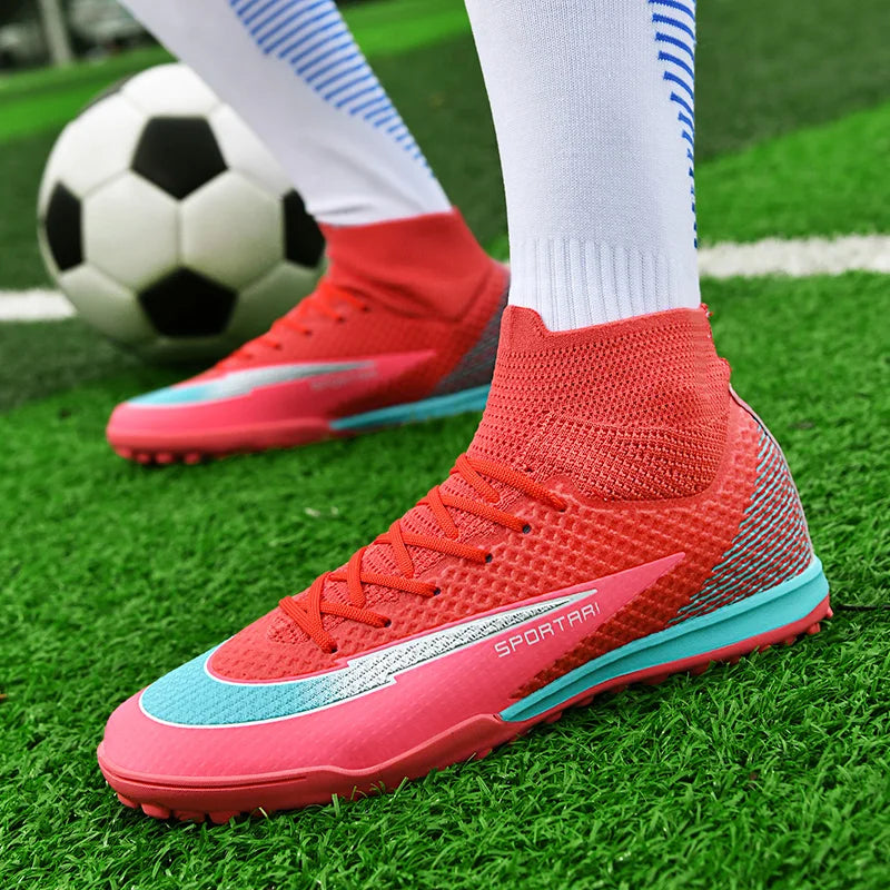 Men TF Football Boots Sneakers Indoor Comfortable High Quality Training Male Soccer Shoes Non Slip Sports Football Shoes Match