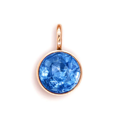 144Pcs/Lot Stainless Steel Birthstone Charms For Women Girl Pendant Earrings Bracelet Jewelry Gift Making DIY Accessories
