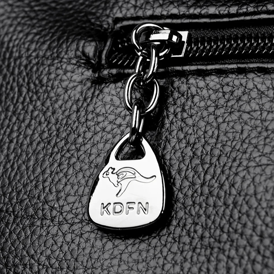 2024 New Multi Pocket Women's Handbag High Quality Soft Leather Female Shoulder Bag Luxury Designer Girl Tote Bolsas Sac A Main