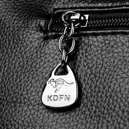 2024 New Multi Pocket Women's Handbag High Quality Soft Leather Female Shoulder Bag Luxury Designer Girl Tote Bolsas Sac A Main