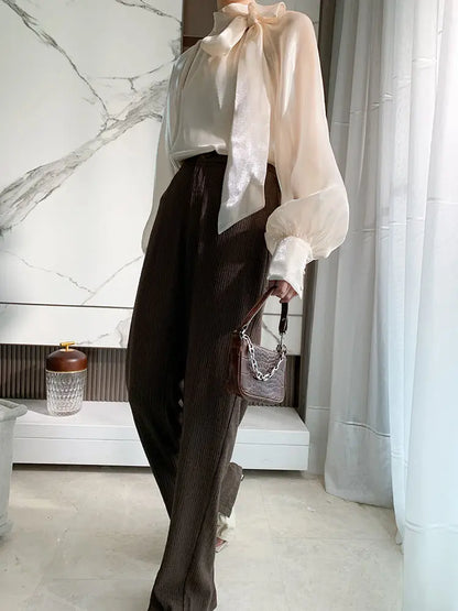 Elegant Women's summer shirts & blouses casual woman 2023 tops top women White shirt blouse blusas long sleeve shirt & blouse