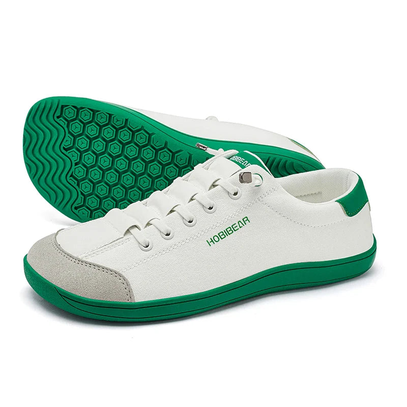 Womens Mens Barefoot Shoes | Zero Drop | Wide Toe Casual Canvas Sneakers Minimalist Walking Shoes