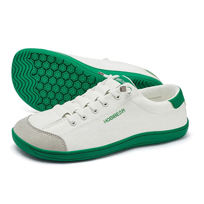 Womens Mens Barefoot Shoes | Zero Drop | Wide Toe Casual Canvas Sneakers Minimalist Walking Shoes