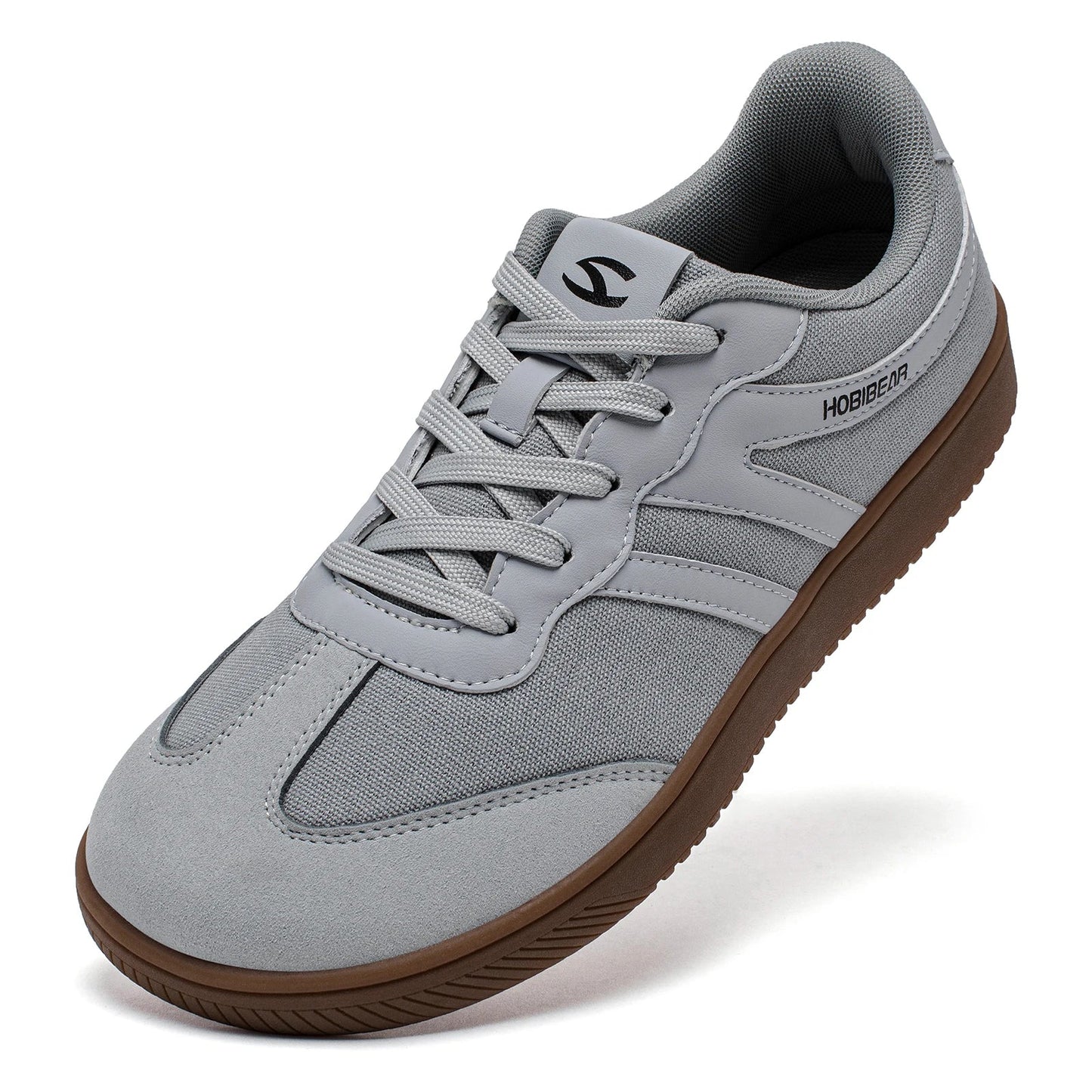 Wide Toe Shoes Mens Womens Minimalist Fabric Sneaker Lace Up Casual Walking Shoes