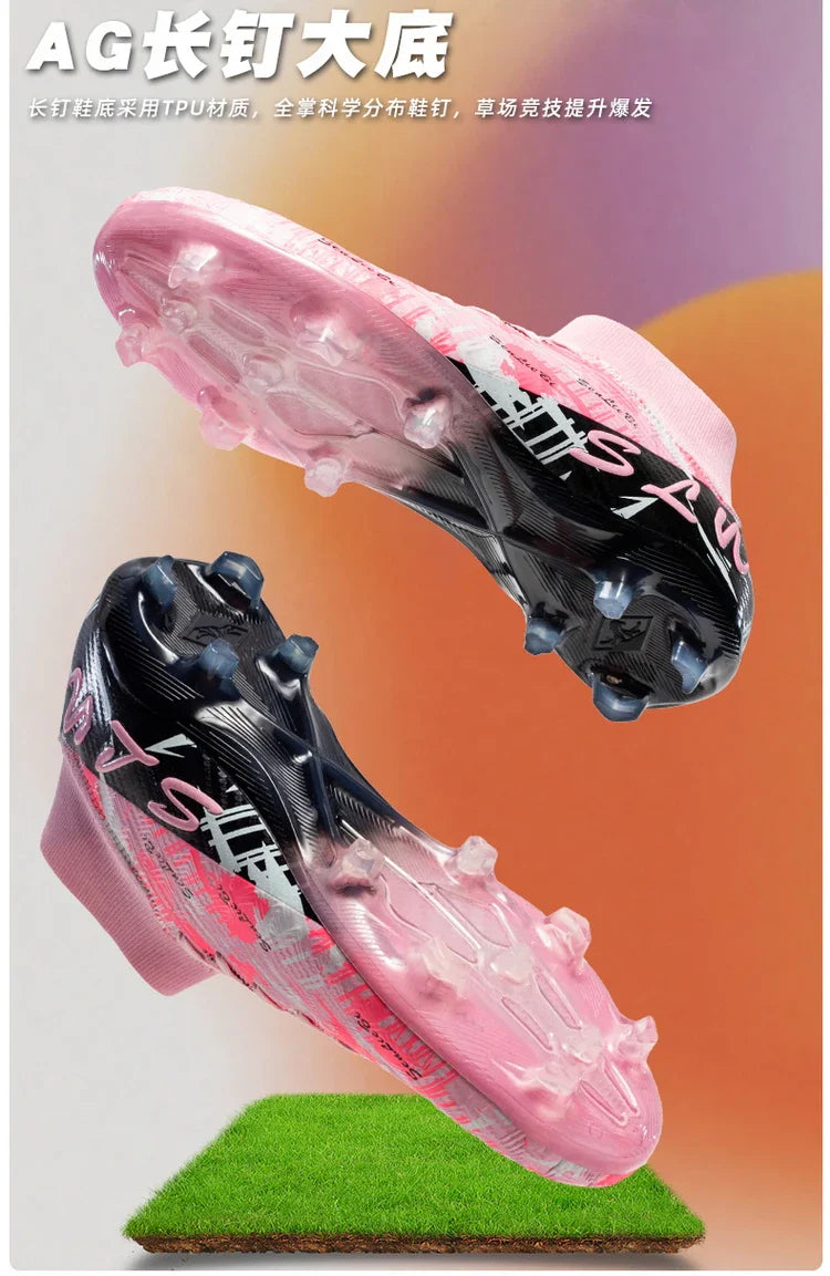 Professional Football Boots Men Soccer Shoes Society Football Cleats FG Ultralight Training Soccer Sneakers Outdoor Sports Shoe