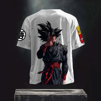 Graphic Print Men Short Sleeve T-shirt Red  Inspired Character Street Summer Casual Wear for 2025 Trending