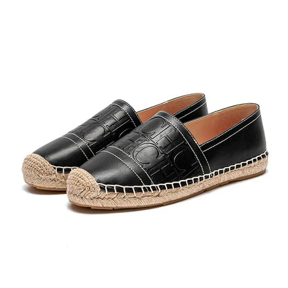 Woman Middle Heel Slippers Luxury Brand Women's Shoes Retro Design 2025 Summer New