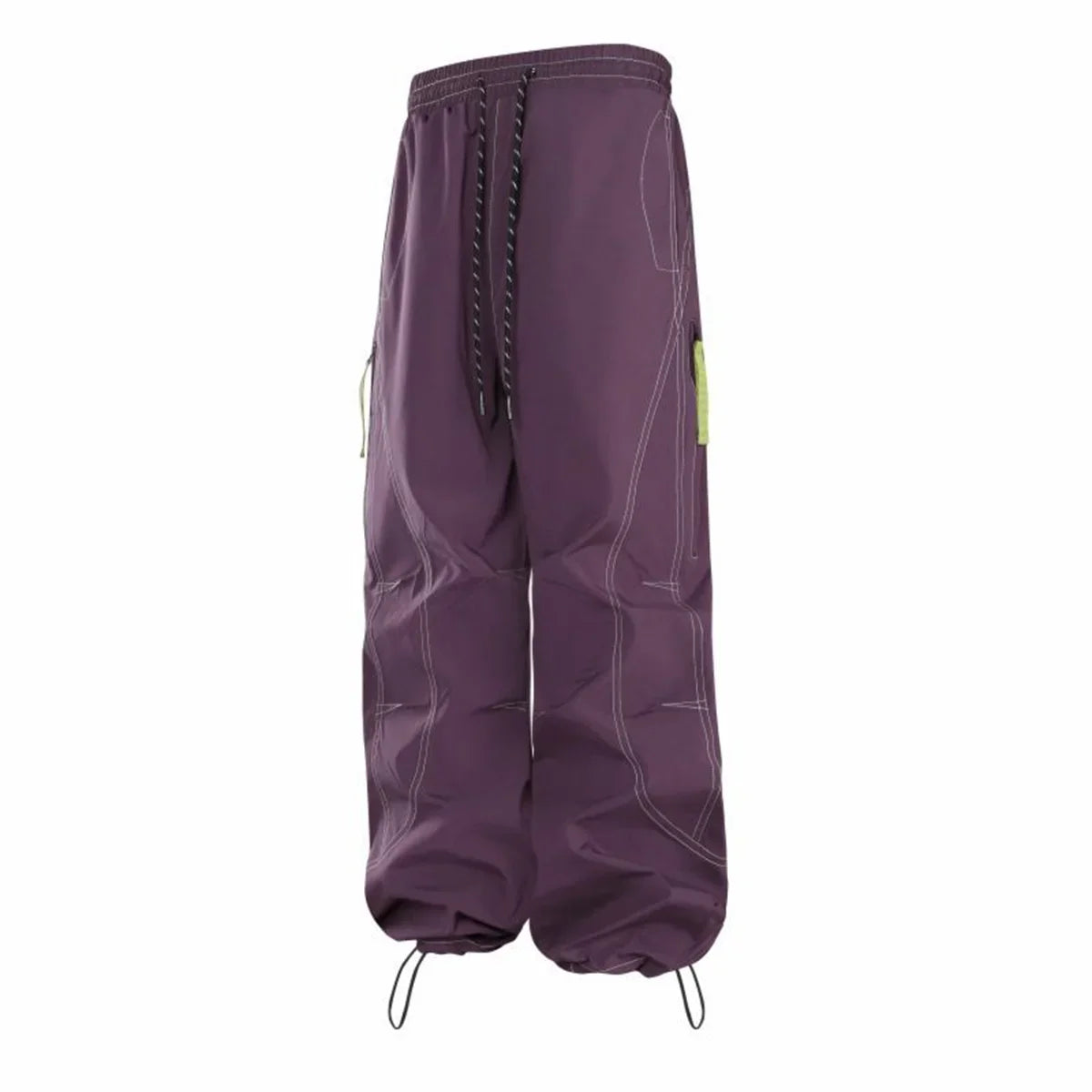 Outdoor Soft Shell Charging Pants Thin Version Retro Men's and Women's Three-proof Quick-drying Paratrooper Pants Loose Hiking
