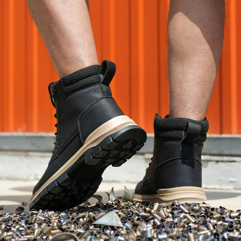 Waterproof Safety Shoes Comfort Men for Work Steel Toe Industrial Boots Man Protection Kevlar insoles Platform Boots