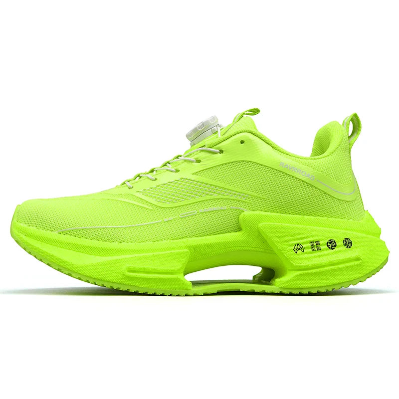 Family carbon plate running shoes for Boys Big Boys Student rotating button Technology TPU+ Popcorn high pop sneakers for girls