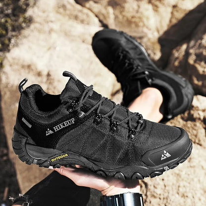 Non-slip Men Hiking Shoes Breathable Outdoor Wear Resistant Splashproof Climbing Men Sneaker Tourism Mountain Shoes