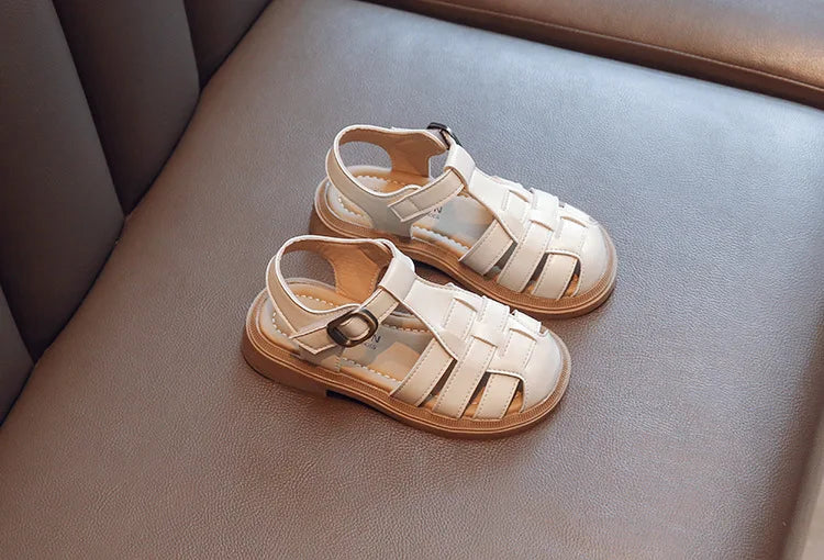 2025  New Summer Princess Sandals For Women's Kids Soft Sole Roma Single Shoes Children's Fashionable Outdoor Footwear
