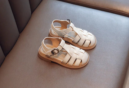 2025  New Summer Princess Sandals For Women's Kids Soft Sole Roma Single Shoes Children's Fashionable Outdoor Footwear