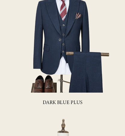 High Quality Male Groom Wedding Blazers Slim fit casual evening gown Business Office Men's Suits