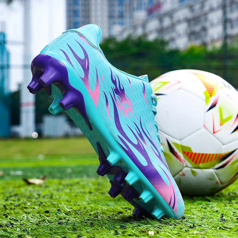 New Kid Match Boys Professional Football Boots Sneakers Soccer Shoes Comfortable Outdoor Match Non-Slip Sports Shoes Unisex