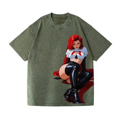 T-shirt Man Women Vintage Washed Cotton Short Sleeve Tee Casual Top Y2k Summer 2026 Fashion Graphic Tee Unisex