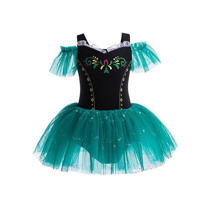 Girl Ballet Dancing Dress Party Fancy Sequined TUTU Dress Princess Girl Clothes Baby Girl Stage Shows Party Costumes