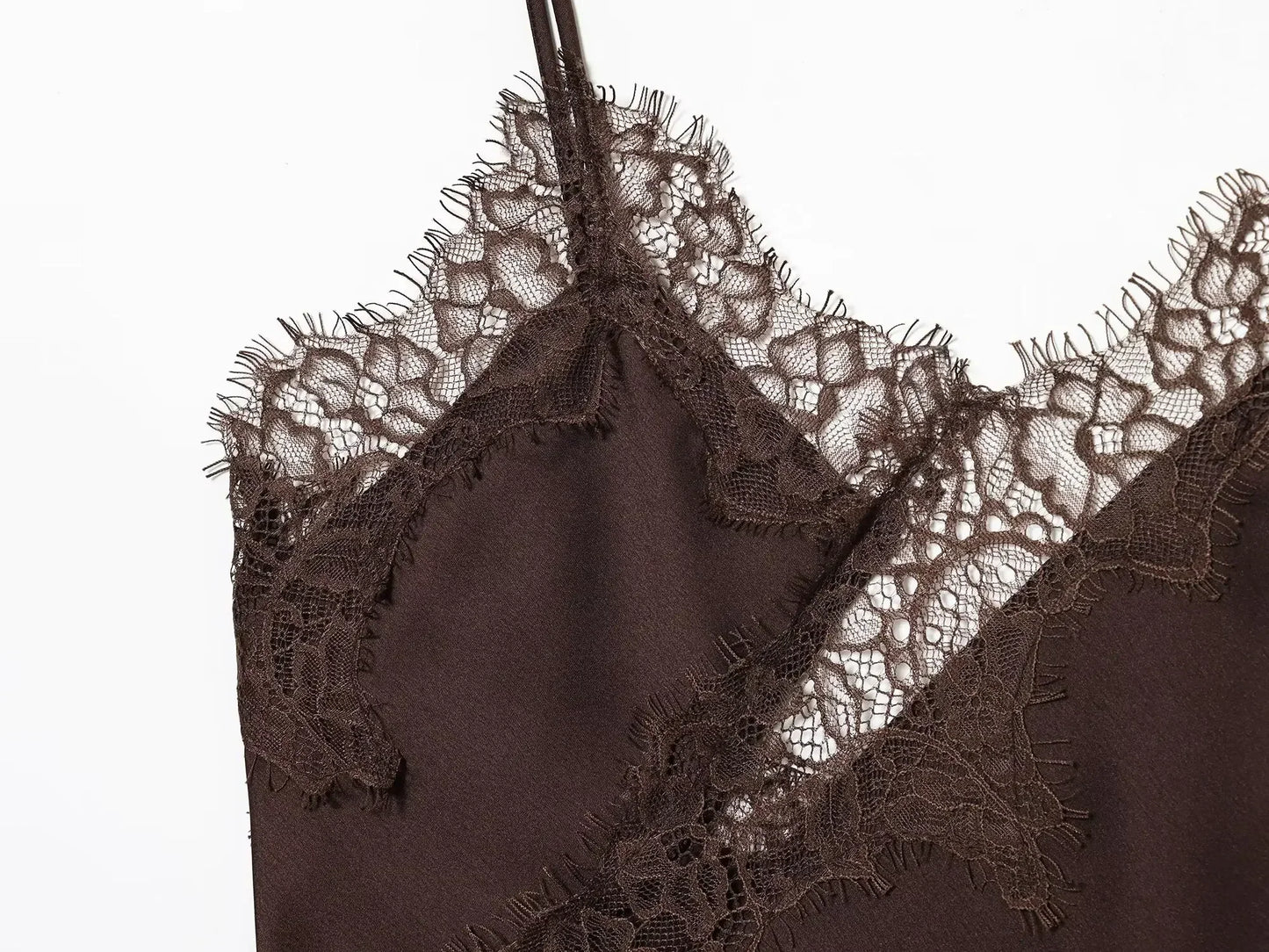 Women Fashion Polka Dot Camisole Tops Lace Patchwork Off Shoulders Tank Top 2026 Summer Trend High Street Lady Chic Tops