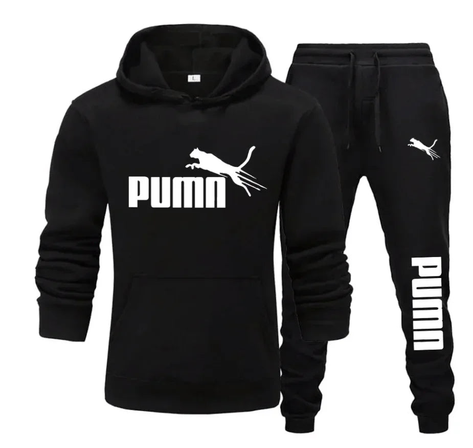 New Autumn and Winter Fashion Fitness Jogging Casual Sports Set of 2 Pieces, Including a Hooded Sweatshirt and Long Pants