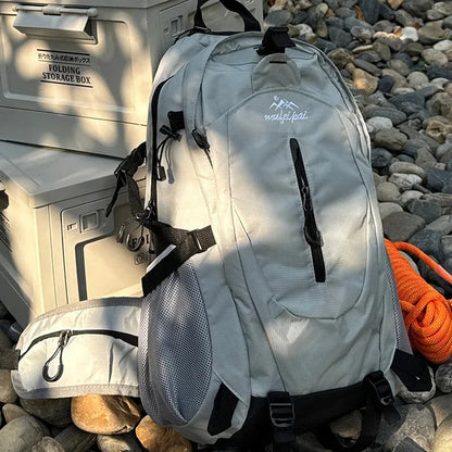 Outdoor Hiking Rucksack Backpack Mountaineering Bag for Men Women Sports Trekking Backpack Light Travel Camping