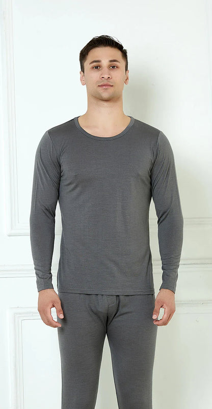 100% Merino Wool Base Layer Set Men 150G Winter Merino Wool Thermal Underwear Sets Lightweight Long Sleeve Top Bottom Pants