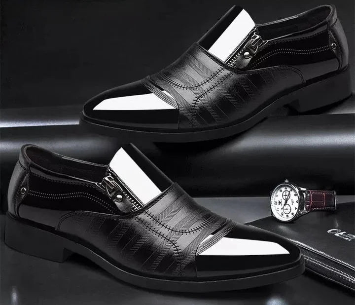 Men's Formal Shoes Official Business Social Shoe Male Leather Casual Office Low Price Elegant and Classic Italian 2025 Style 39