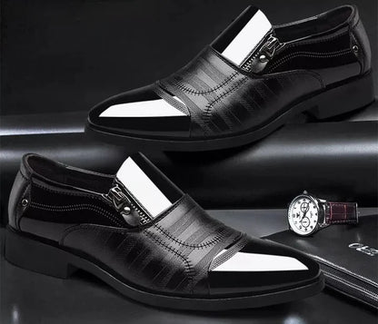 Men's Formal Shoes Official Business Social Shoe Male Leather Casual Office Low Price Elegant and Classic Italian 2025 Style 39