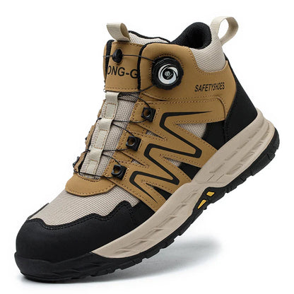 Steel Toe Kevlar-Midsole Safety Shoes Men Anti-Puncture Anti-Smash Non Slip Industrial Work Boots Protection Tactical Boots