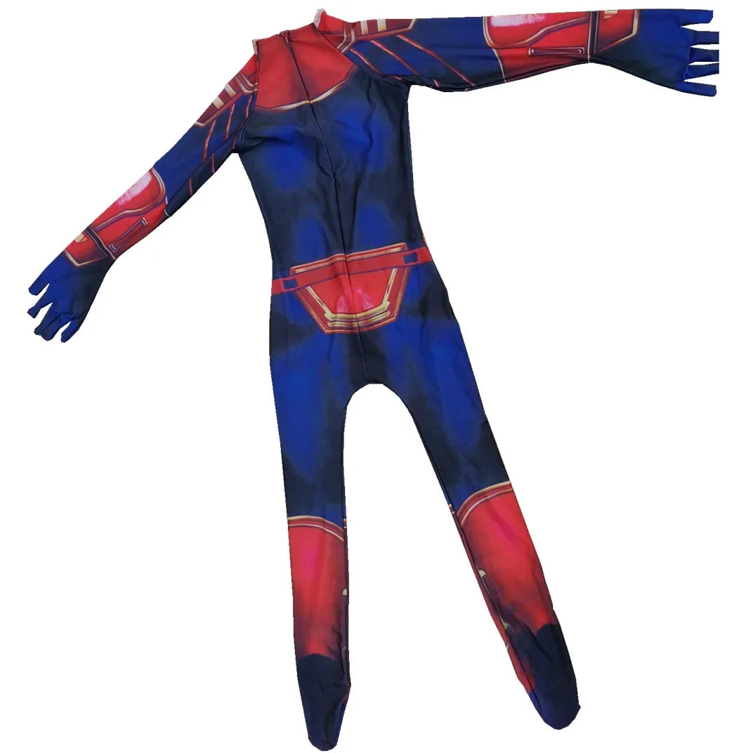 Movie Captain  Cosplay Costume Women Superhero Cos Stage Jumpsuit Halloween Carnival Role Play Party Zentai  Kids