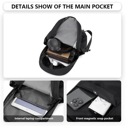 Lightweight Mini Backpack for Boys Travel, Versatile Outdoor Hiking and Mountaineering Bag, Small Backpack, Casual Small School Bag, Student Class, Fishing, Travel Conference